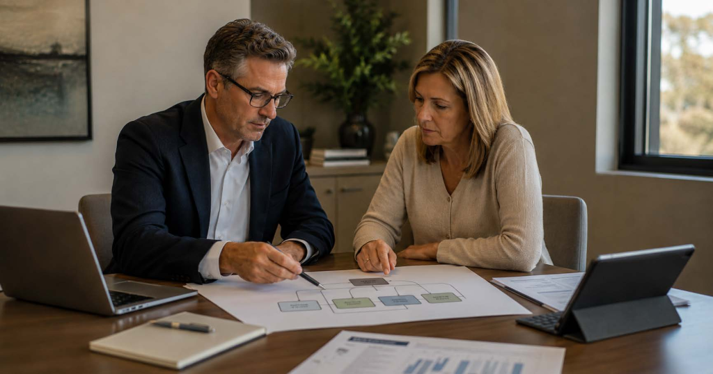HoldCo OpCo corporate structure diagram for Ontario incorporated business owner planning estate and wealth transfer